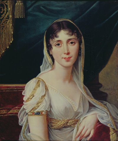 Desiree Clary (1781-1860) Queen of Sweden, 1807 by Robert Lefevre